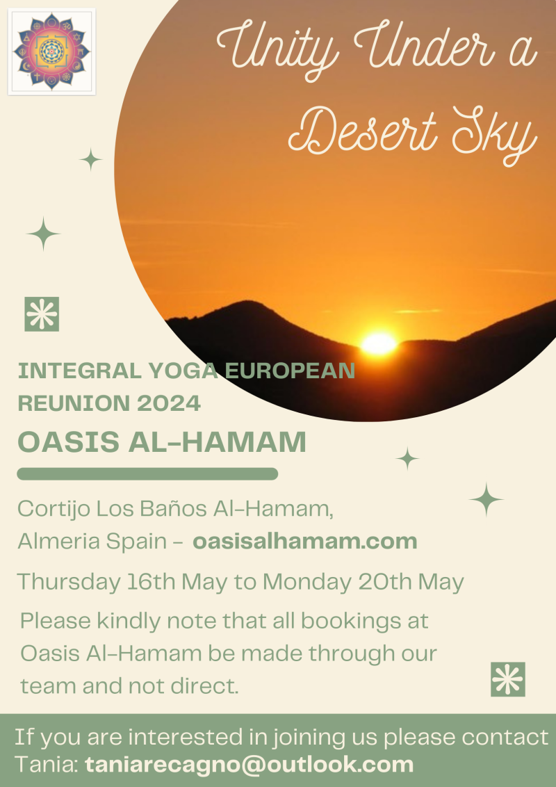 Integral Yoga European Reunion 2024 – Integral Yoga Centre Gibraltar